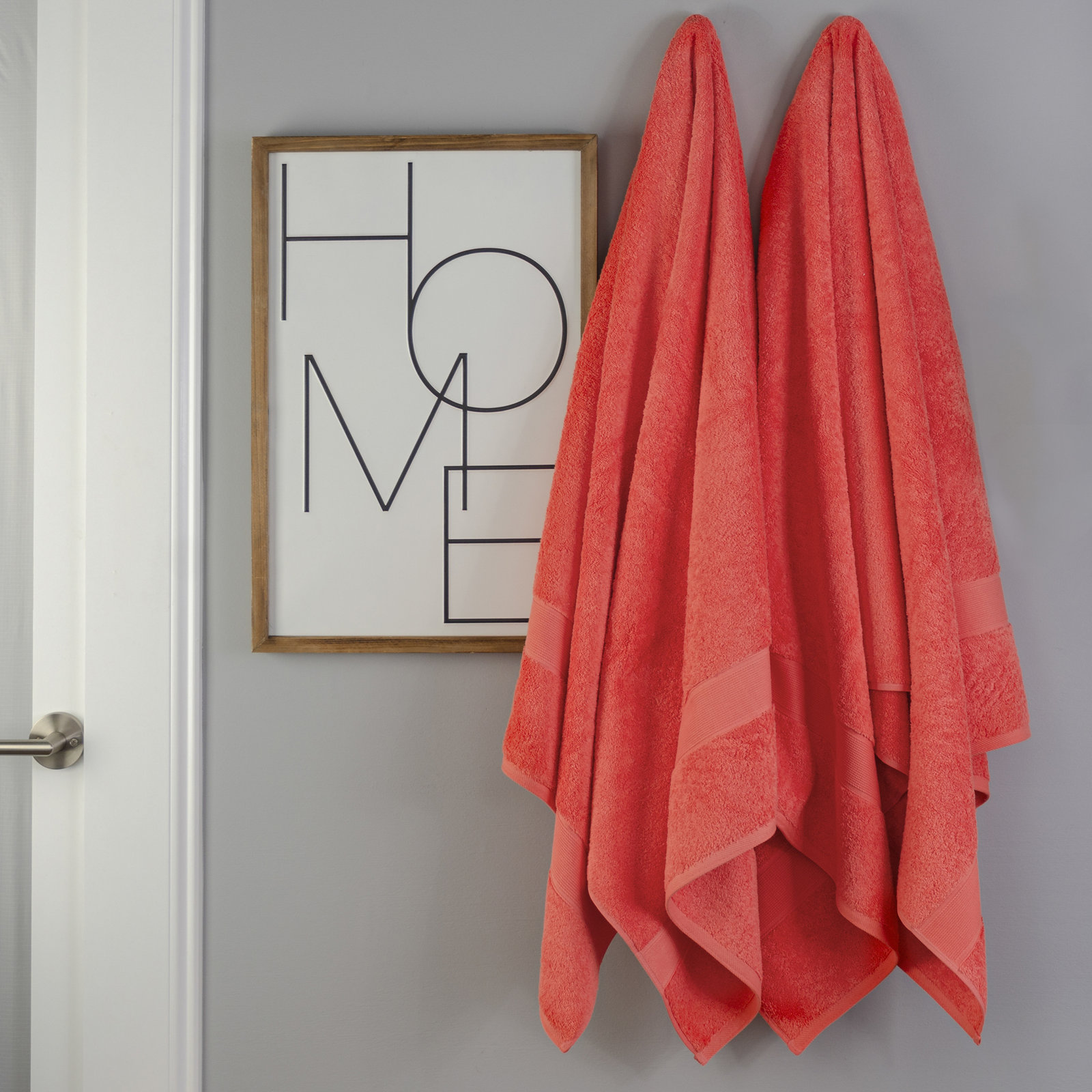 Organic Cotton Towel Set, Gold, 2 Bath Sheet Set