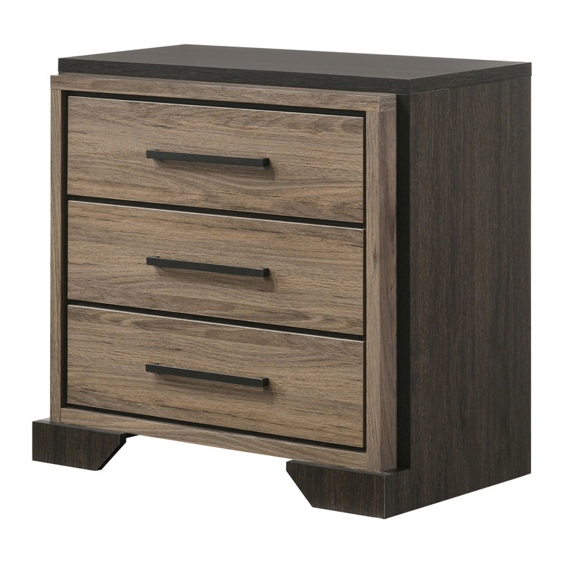 Table de chevet 3 tiroirs Cherryford
