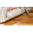 Bowen Hand Woven Leather Cotton/Jute Striped Rug in Beige-970604160
