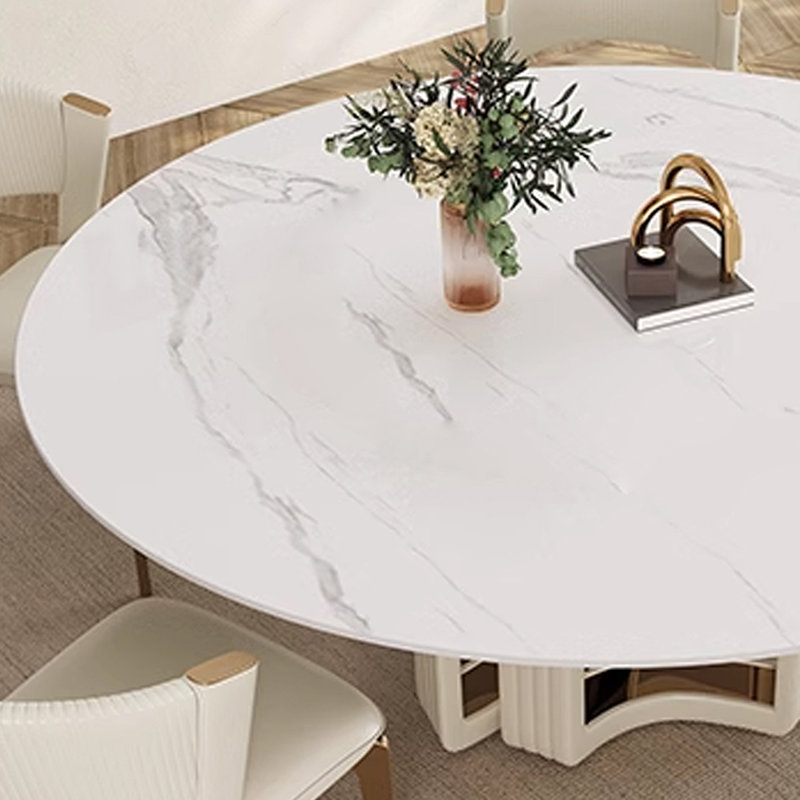 Ensemble de salle à manger Nordic Style, H 29,53 po x L 53,15 po x l 53,15 po, 5 pièces: table, 4 chaises