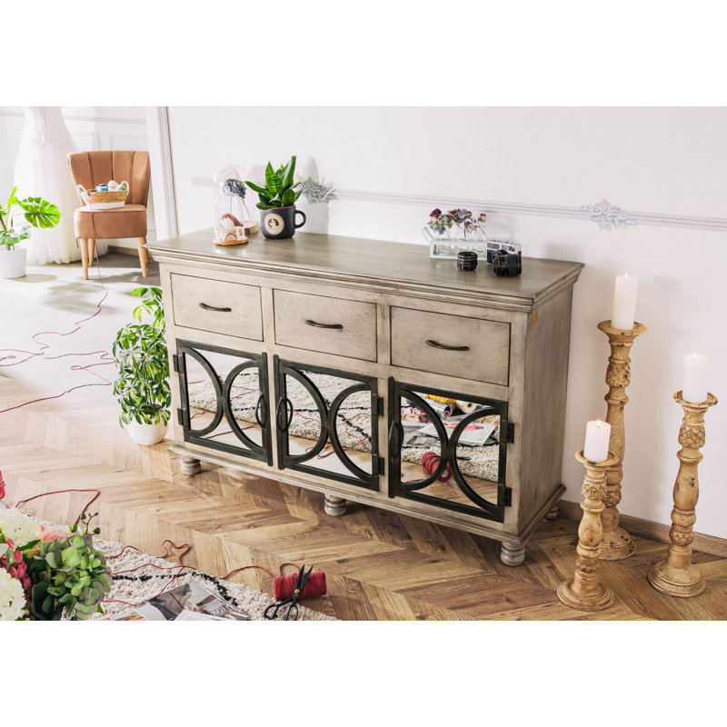 150cm Solid Wood Sideboard