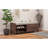 Shoe Bench With Storage And Cushion, Distressed Shutter Storage Bench With Retro Charm For Living Room, Entryway (Espresso), Shoe Storage-1378711329