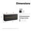 Ensemble de meuble-lavabo double 72 po Beira-70529820-70529819