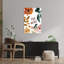 Bloom And Play Abstract Modern Organic Nature Flower Wall Art Print by Treechild - Wrapped Canvas Print-1314147604