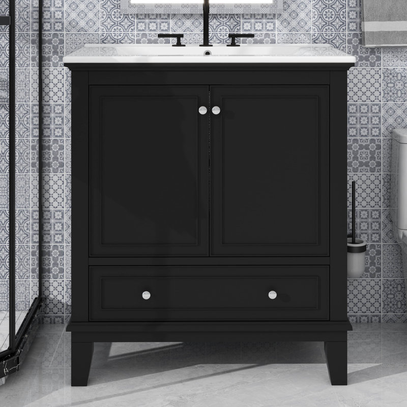 Ensemble de meuble-lavabo 30 po avec lavabo, portes et tiroir inclus