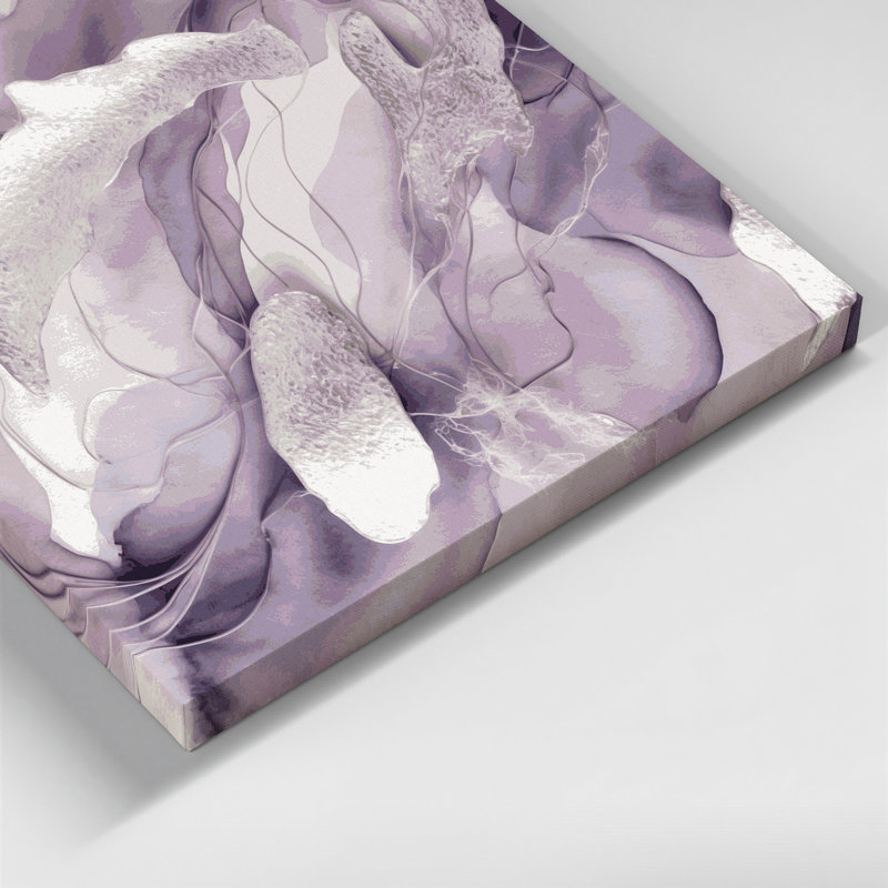 Aquarelle abstraite, art mural sur toile beige, H 32 po x l 32 po
