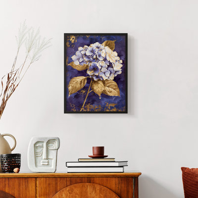 Série FLORAL CCXVI - reproduction encadrée de qualité supérieure - prête à être accrochée - aucun clou requis