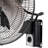 Active Air 16 Inch 3-Speed Metal Wall Mountable Oscillating Tilt Fan