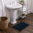 Kalb Solid Cotton Non Slip Machine Washable Bath Rug-1756030112-1756030142