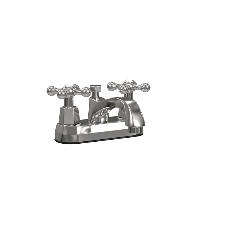 2-handle Bathroom Faucet with Drain Assembly