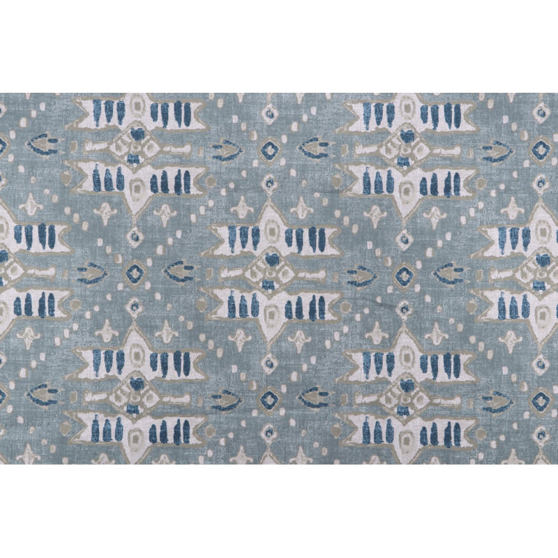 Housse de coussin Lake Blue Artistry Tribal, Carré 15 po