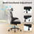 Ergonomic Office Chair, Desk Chair with Headrest and Lumbar Support, High Back Swivel Home Office Chair with Headrest for Home Office Bedroom, Gifts-1500086904-1500086910