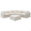 Canapé modulaire rembourré 6 pièces 6 pièces