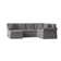 Thames Upholstered U-Shaped Sectional