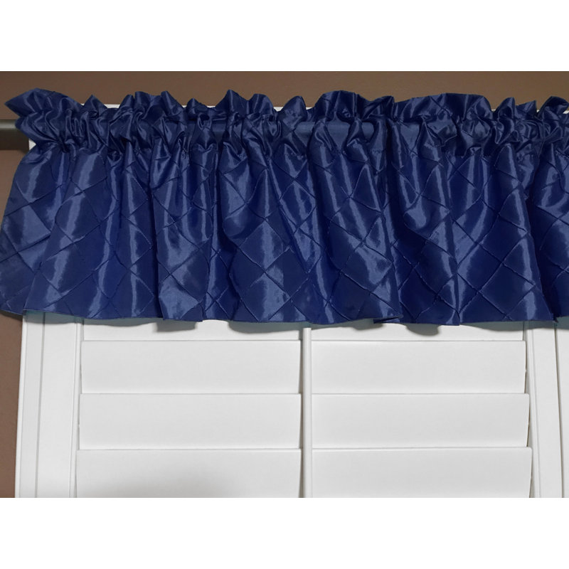 Cantonnière sur mesure l 52 po, L 52 po x L 24 po, Bleu marine