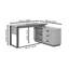Bureau en L avec armoire de rangement de 59,05 po Narvaez-123186336