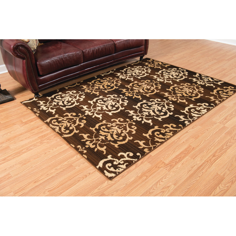 Rosanna Damask Indoor Rug, 2'3" x 7'2"