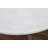 Nero white authentic marble round coffee table