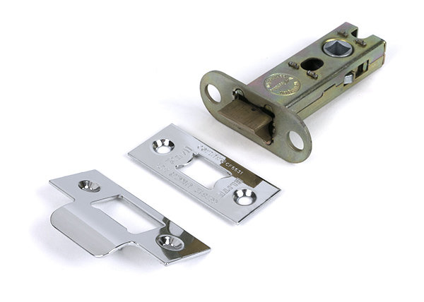 Polished Nickel 3" Heavy Duty Latch, Polished Chrome