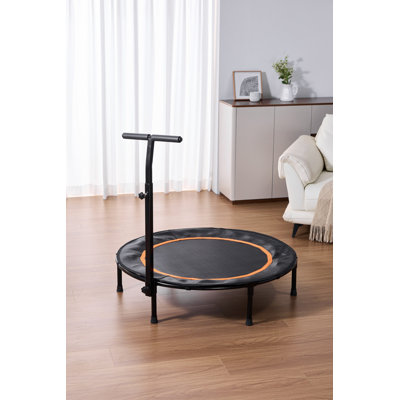 Trampoline de remise en forme Jumpking de 40 pouces avec guidon en forme de T - compact, stable et conçu pour l'exercice