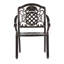 Fraizer Stacking Patio Dining Side Chair with Cushion
