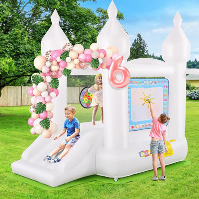 8.8' X 5.8' Inflatable Bounce House(No Blower)