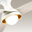 Ventilateur de plafond standard à DEL à 3 pales de 54 po avec télécommande et ensemble d'éclairage inclus Rubio-1614503856