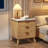 Crenurel 3 - Drawer Nightstand with Solid Wood Legs (Set of 2)-1810503977