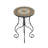 Round Ceramic Outdoor Side Table