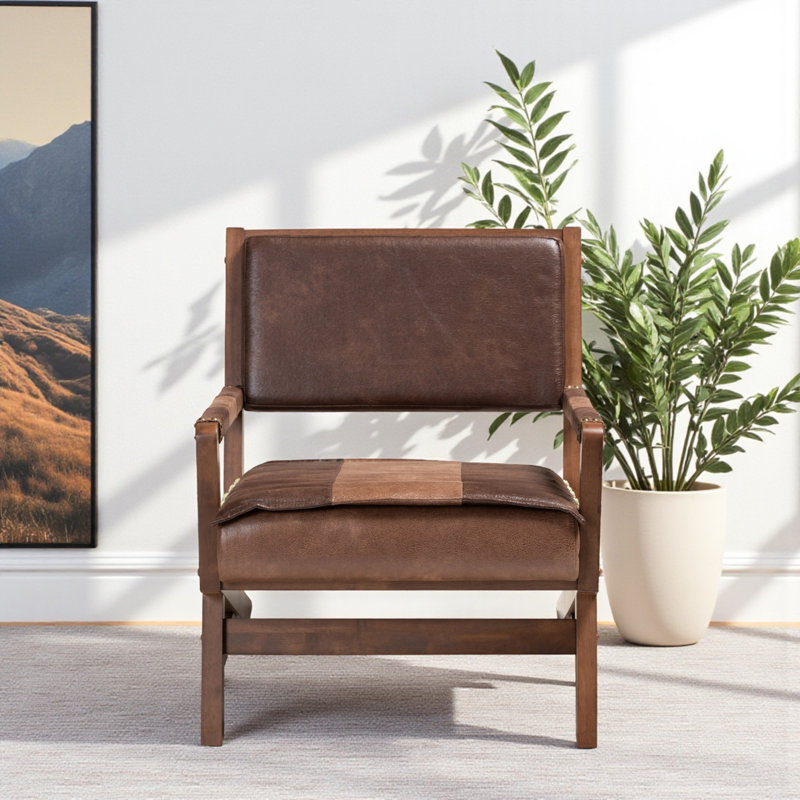 Fauteuil en similicuir 25 po Marsida