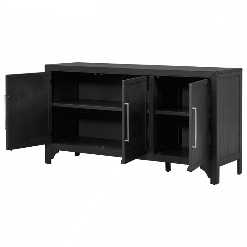 Buffet de rangement avec tablettes réglables