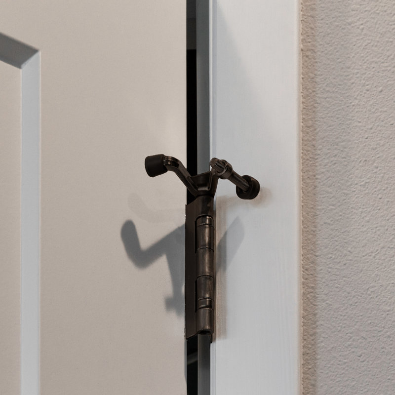 Ensemble de butée de porte à charnière en nickel satiné 2-1 / 4 po x 2-1 / 8 po (5 par paquet), Bronze huilé