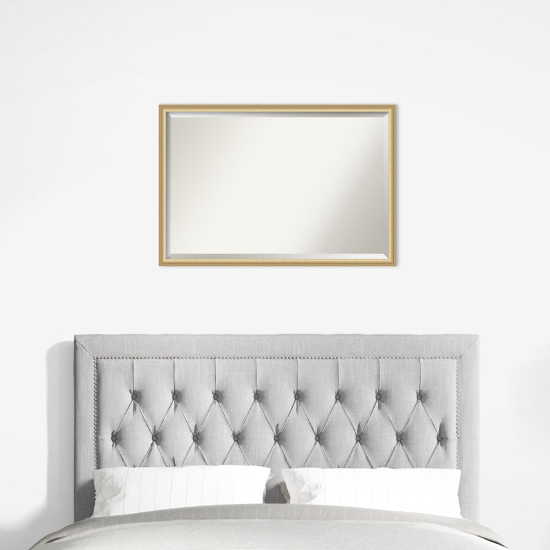 Midwood Wall Mirror, Gold, Rectangle, 25.75" x 37.75"