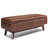 Owen 48"W Upholstered Storage Ottoman with Lift Top and Solid Wood Legs-1765813441