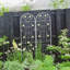Treillis polyvalent en métal pour les plantes d'extérieur, rehaussant la beauté du jardin-143204898-143204896