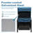 Adjustable Metal Patio Recliner With Flip Table, Removable Cushions, And 350Lbs Support For Ultimate Outdoor Relaxation-1531151041