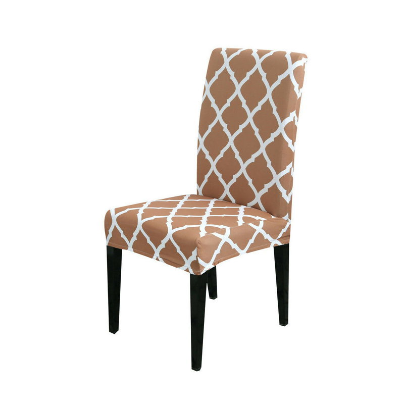 T-Cushion Dining Chair Slipcover, Light Tan