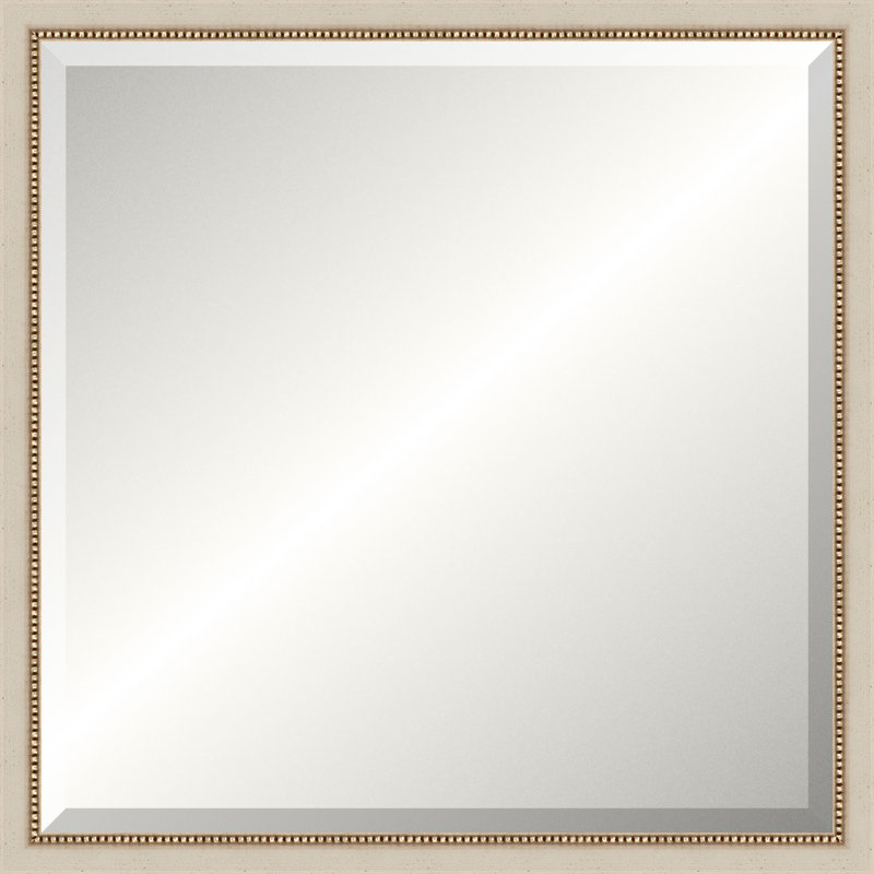 Off-White Old World Mirror, Small Square