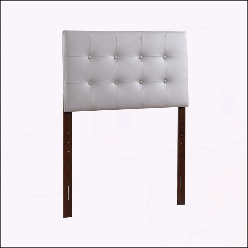 Tête de lit réglable élégante et légère, Simple, Gris clair