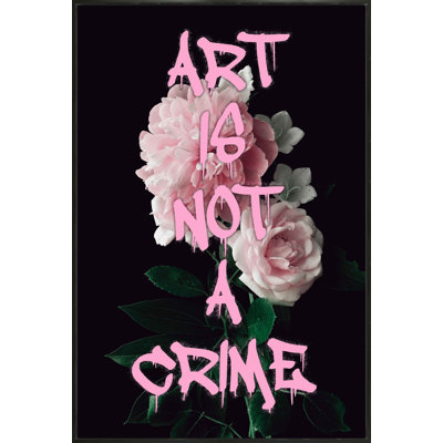 «Art is Not a Crime» par Yaffa G - reproduction d'art sur toile