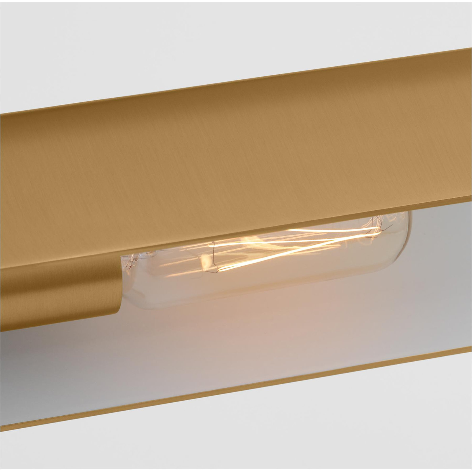 Romaine 2 - Light Picture Light, Brushed Brass, 7.75" H x 24" W x 9.13" D