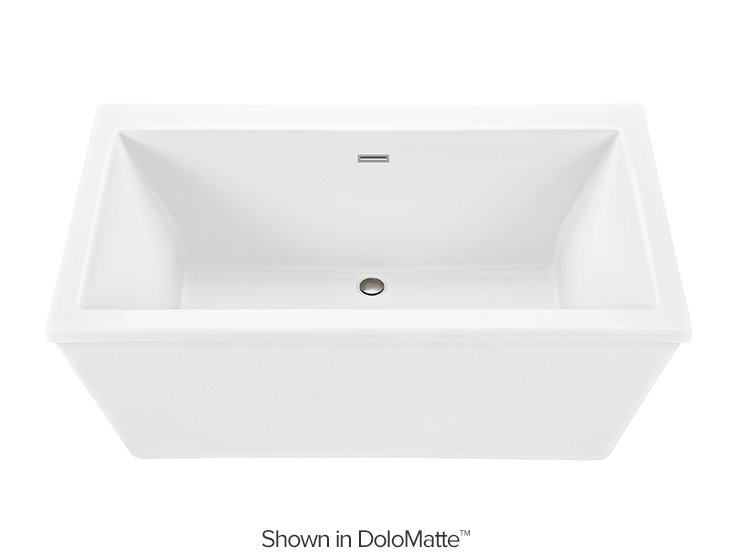 MTI Solutions Freestanding Soaker Tub - Matte