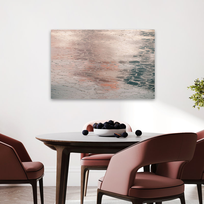 Argent, art photographique abstrait, H 24 po x l 36 po