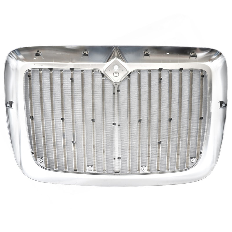 Chrome Front Grille Compatible With International Prostar 2008-2018 With Bug Screen