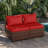 2-Person Outdoor Seating Group With Cushions-1841523421