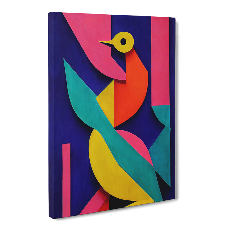 Dove Bird Abstract Vol.5 - Wrapped Canvas Print, 50cm H x 35cm W x 3cm D