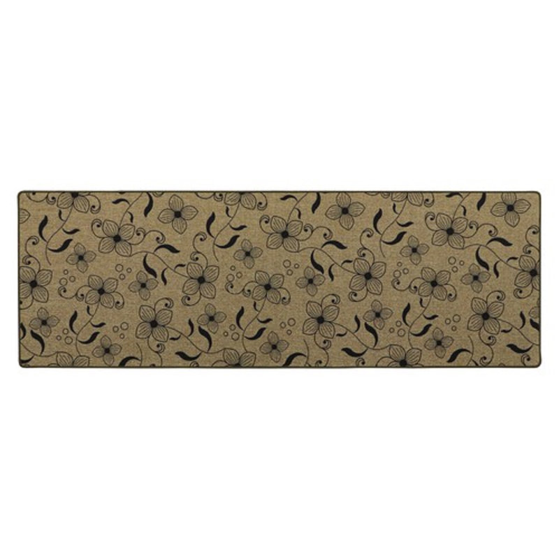 YES Non-Slip Floral Doormat, 50 cm W x 150 cm L