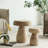 Aine Solid Wood End Table-968772432