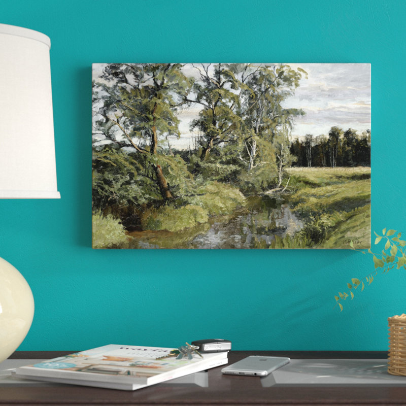 On SAP Sunny Evening by Igor Raevitch - Painting Print, 30cm H x 46cm W, Wrapped Canvas
