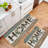Minimalist Solid Tone, 2 Count Non Slip Kitchen Mats
